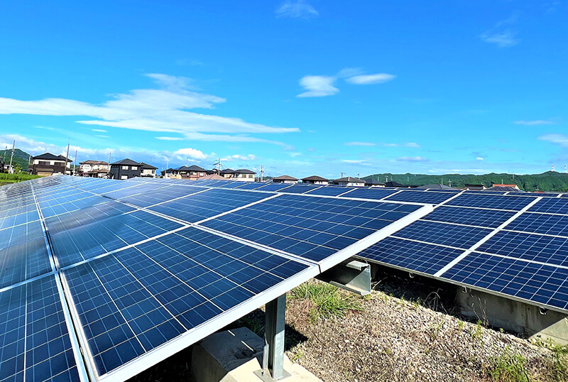 太陽光発電設備の施工